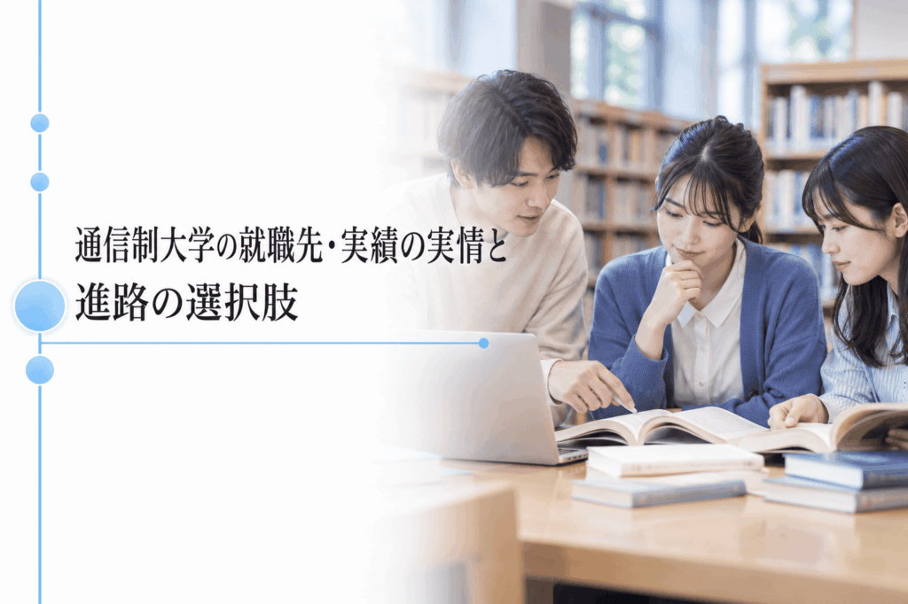 通信制大学の就職先・実績の実情と進路の選択肢